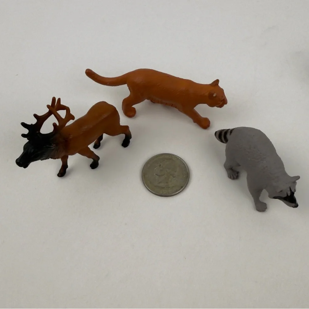 Safari Ltd Farmer Mike Animal Figures Lot Cows Chickens Elk Toys
